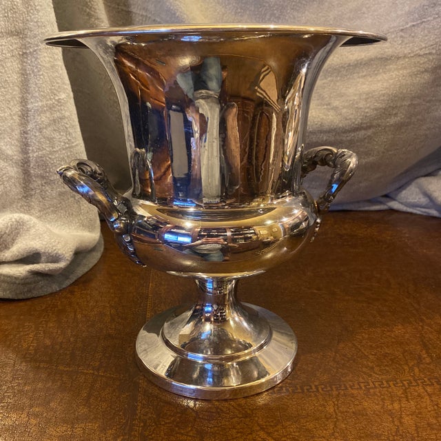 Mid 20th Century Vintage Poole Silver Co. "Bristol" Trophy Champagne Bucket For Sale - Image 5 of 9