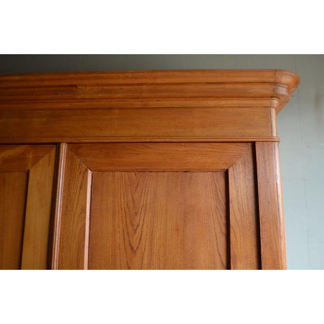Antique Cherry Wood Cabinet For Sale - Image 5 of 10
