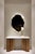 Contemporary Arizona Mirror in Estremoz Marble and Polished Brass from InsidherLand For Sale - Image 3 of 9
