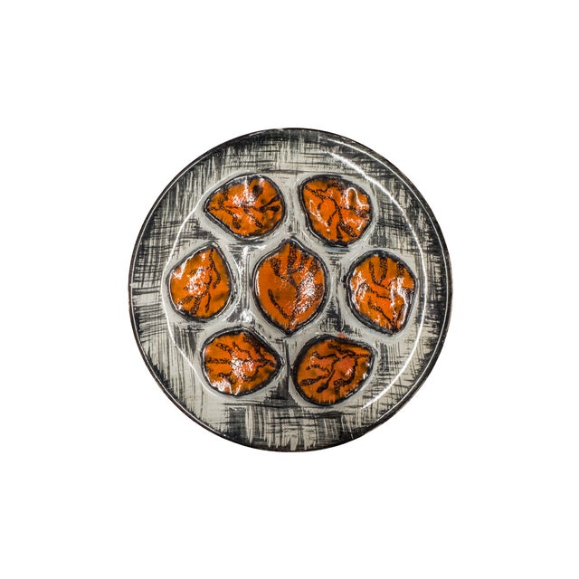Mid 20th Century French m.b.f.a. Pornic Oyster Service - 9 Plates For Sale - Image 18 of 18