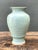 Vintage Celadon Floral Relief Ceramic Vase For Sale - Image 11 of 12