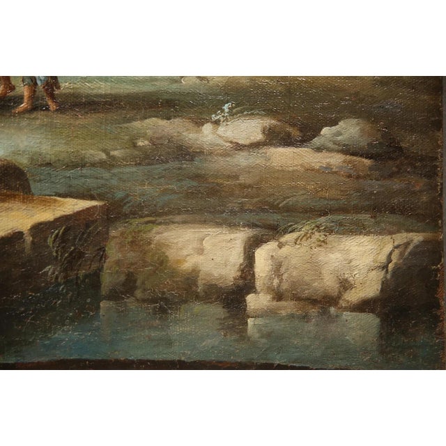 Textile Mid 20th Century Greek or Roman Scene - Giovanni Paolo Panini For Sale - Image 7 of 9