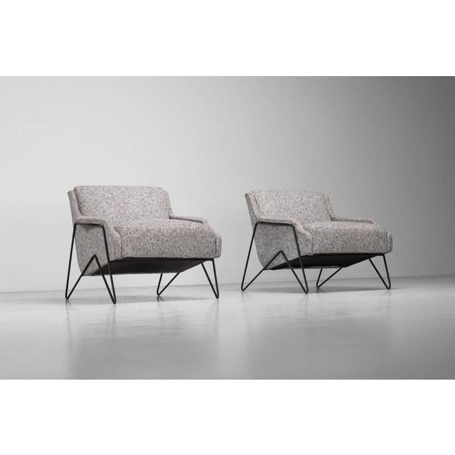 Low Lounge Chairs by Ernesto Hauner for Forma Moveis, Brazil, 1950s, Set of 2 For Sale - Image 17 of 18