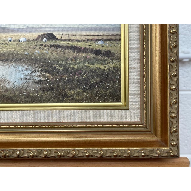Manson Blair, Original Oil Painting Slemish Mountain County Antrim Ireland by Irish Artist, 1990 Circa For Sale - Image 9 of 12