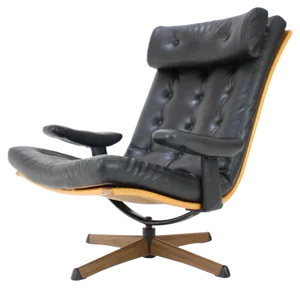 Mid-Century Swivel Chair from Gote Mobler, 1960s