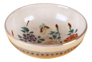 Antique Asian Glazed Ceramic Bowl, 1900s