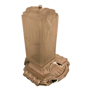 French Art Deco Table Lamp by Hugue For Sale