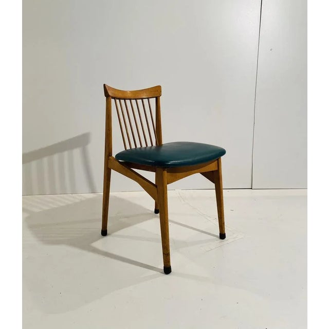 Brown Dining Chairs, Italy, 1960s, Set of 4 For Sale - Image 8 of 12