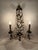 Gilt Wall Lamp with Crystal Flowers and Tassels, 1960 For Sale - Image 13 of 14
