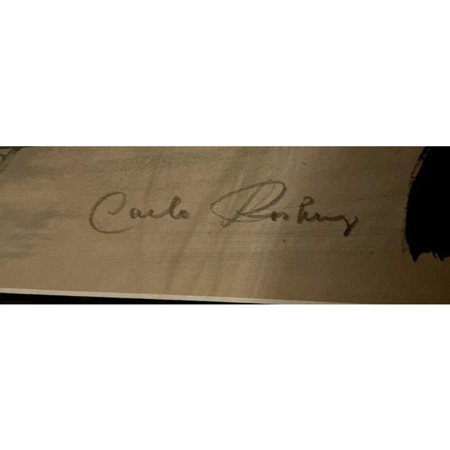 Carlo Rosberg, Composition, 1960s, Lithograph, Framed For Sale - Image 8 of 11