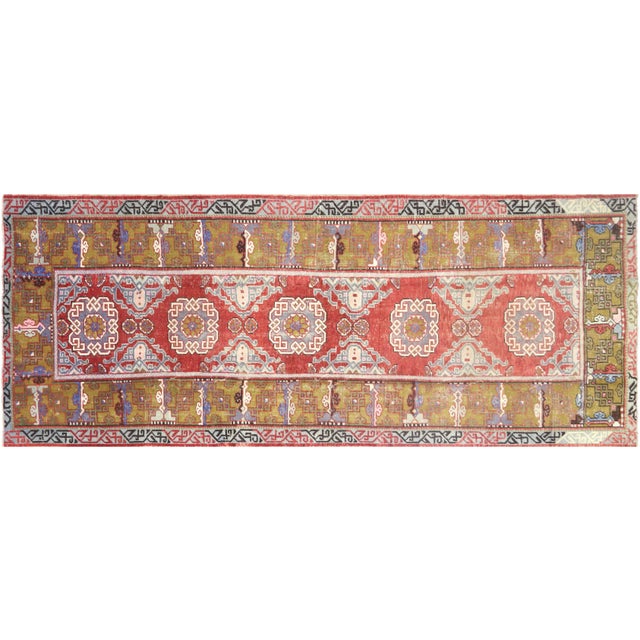 1960s Turkish Oushak Rug For Sale