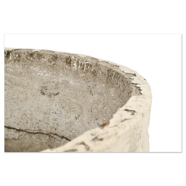 Stone Sculpted Stone Exterior Basin with Colonnade For Sale - Image 7 of 8