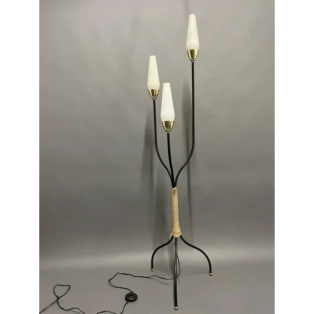 Floor Lamp from Maison Lunel, France, 1950s, in Very Good conditions. Designed 1950 to 1959 This piece is attributed to...