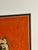 Vintage Mid-Century Batik Tang Horse Textile Art, Newly Framed For Sale - Image 4 of 6