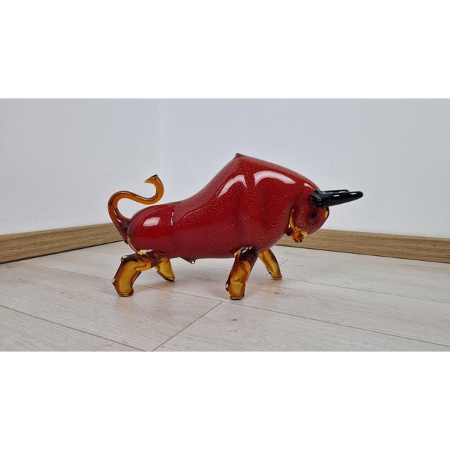 Elio Schiavon, Bull Model, 1980s, Murano Glass For Sale - Image 11 of 18