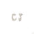 Modern 0.24 Carat Round Brilliant Cut Diamond Gold Earrings, Pair For Sale - Image 3 of 9