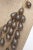 Plastic Vintage Gray Resin and Gilt Metal Beaded Three Strand Bib Necklace For Sale - Image 7 of 7