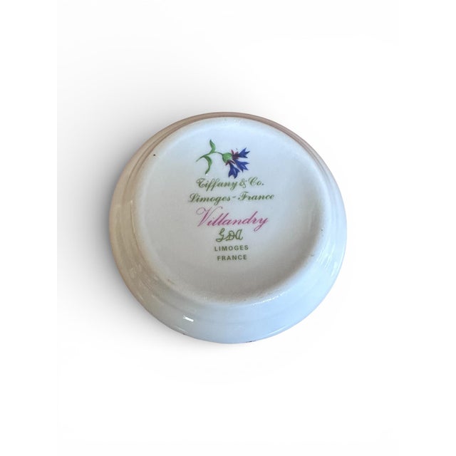 Limoges, France Rare Tiffany & Co. Limoges Villandry Porcelain Trinket Box For Sale - Image 4 of 4