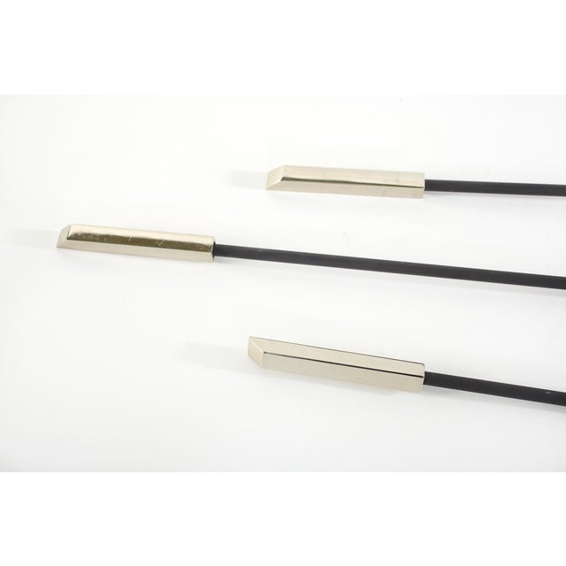 Mid Century Modern Fireplace Tool Set - 4 Pieces For Sale - Image 9 of 13