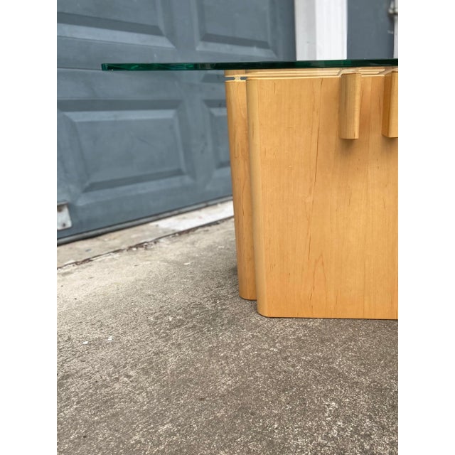 Late 20th Century Gustav Gaarde for Trekanten Style Modular Side Table With Glass Top For Sale - Image 5 of 11