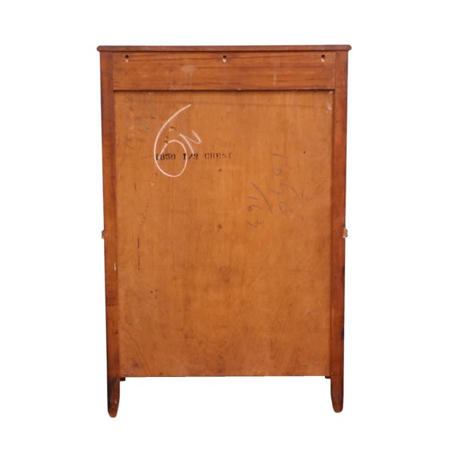 Huntley Furniture Solid Mahogany Traditional Duncan Phyfe Style 34" Chest of Drawers 1850 For Sale - Image 11 of 14