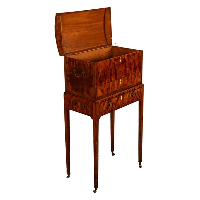 Late 18th Century Antique George III Neoclassical Mahogany Chest Stand Cabinet Ince & Mayhew 1790 For Sale - Image 5 of 17