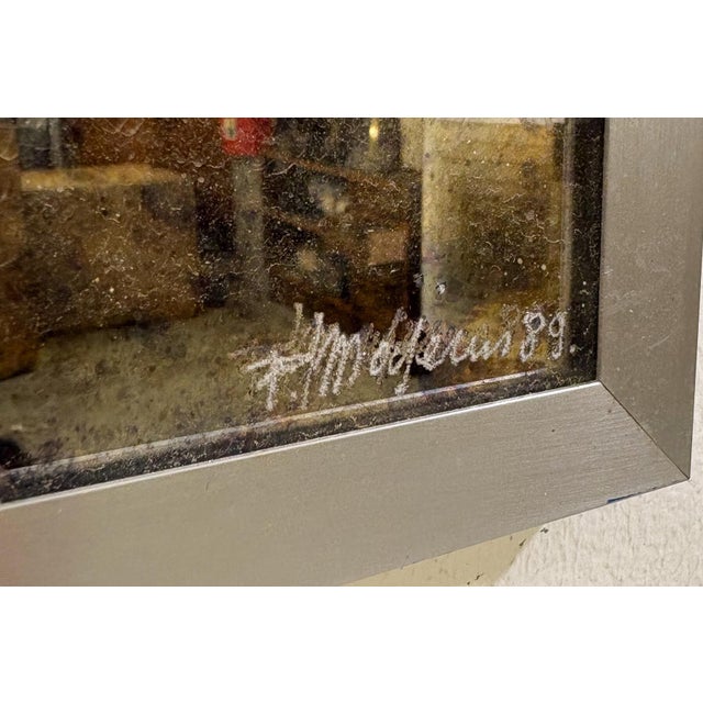 Stained Glass Panel by Pierre Majerus, 1989 For Sale - Image 3 of 6