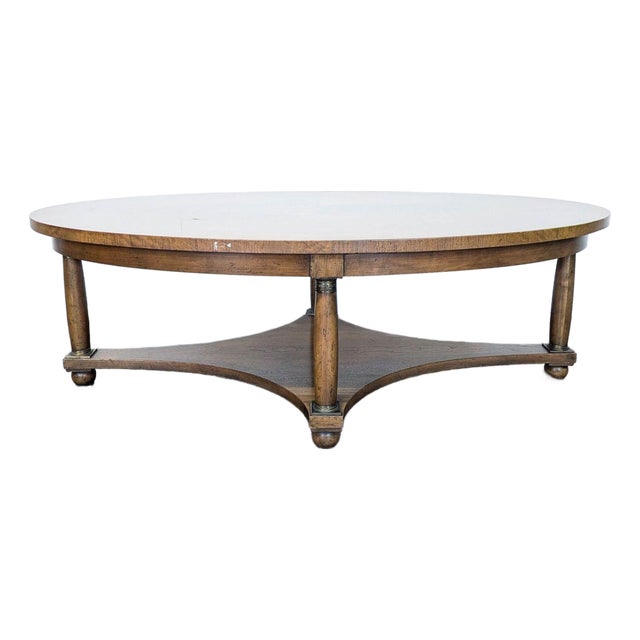 Vintage Coffee Table With Shelf For Sale
