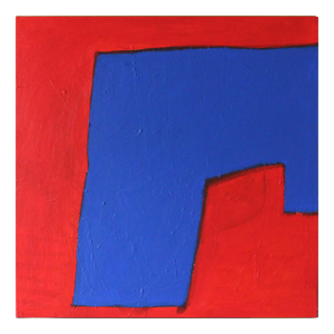 Bodasca, Red and Blue Osmosis, 2026, Acrylic Painting on Canvas