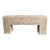 Natural Wood Beam Console Table Short Length For Sale