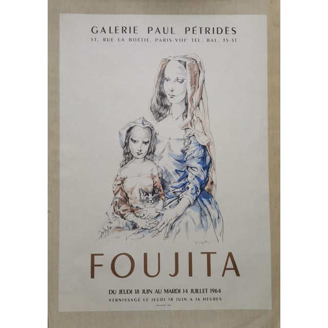 Léonard Tsuguharu Foujita, Maternité (Maternity), 1964, Lithograph For Sale - Image 3 of 8