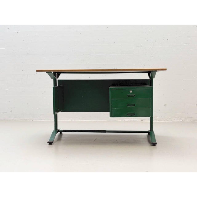 Metal Industrial Workbench by Meneghello, 1970s For Sale - Image 7 of 16