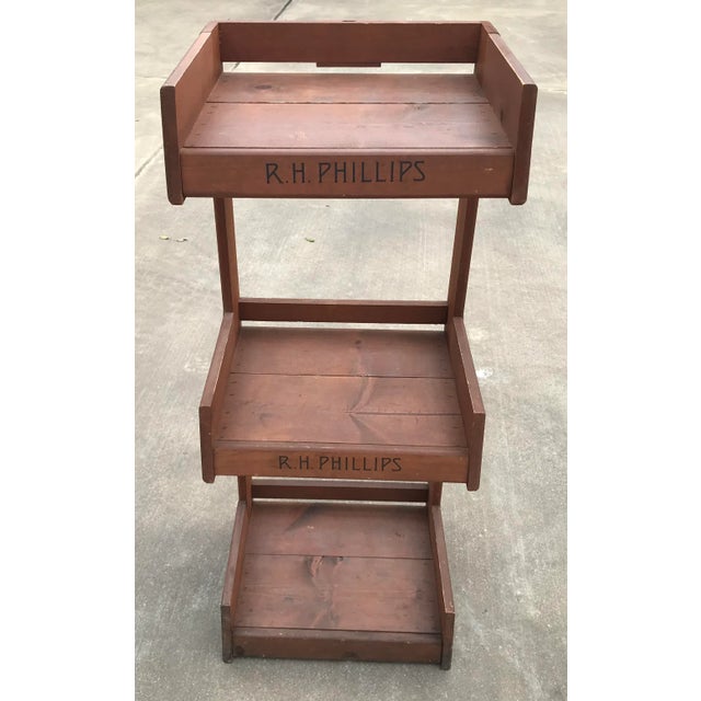 Vintage R. H. Phillips Wine Rack For Sale - Image 4 of 10