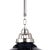 Regina Andrew Maine Large Navy Blue & Nickel Ceramic Pendant Light For Sale - Image 6 of 14