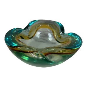 Vintage Murano Styled Glass Sommerso Bowl