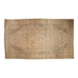 Vintage Distressed Bibikabad Carpet - 10'7" x 18'4" For Sale