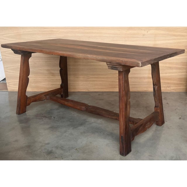 Antique Spanish Oak Work Table, 1800s For Sale - Image 4 of 18