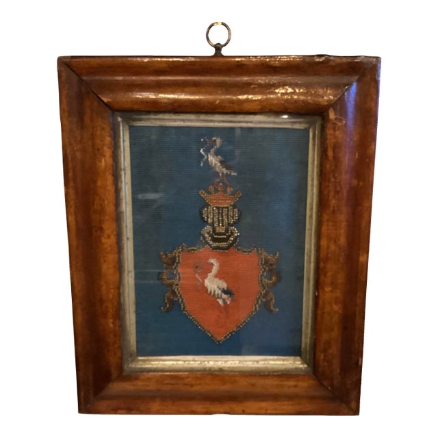 Antique Coat of Arms Representing "Triumph of Good Over Evil" For Sale