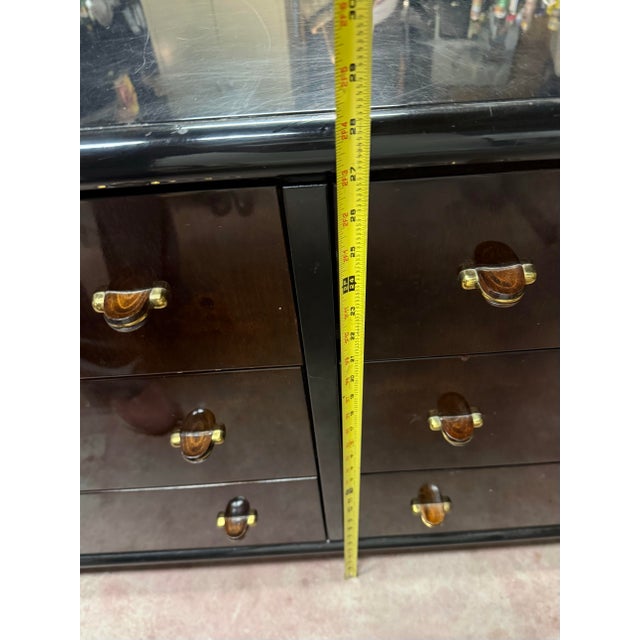 1960s Henredon Scene Three Night Stands, a Pair With the Dresser For Sale - Image 9 of 12