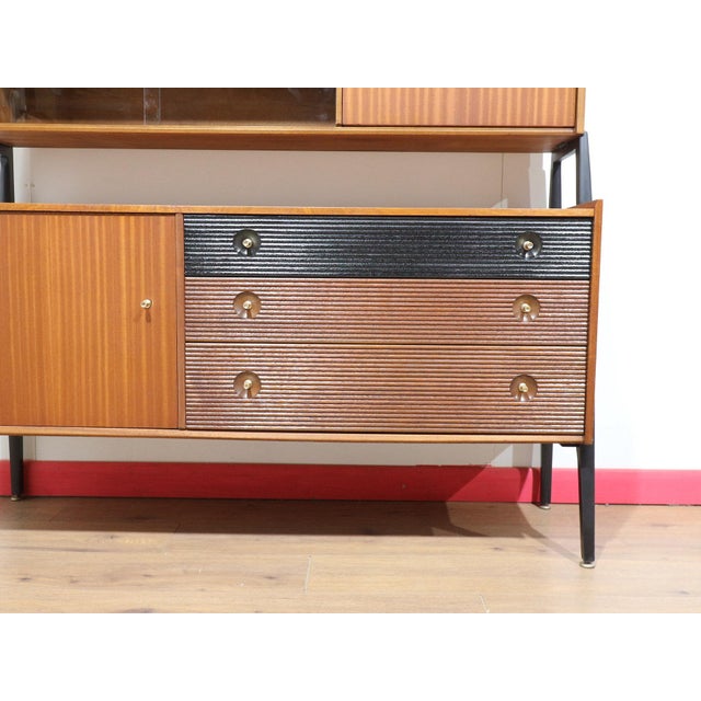 Mid Century Modern Vintage Teak Afromosia Credenza Buffet by Nathan Danish Style For Sale - Image 10 of 14