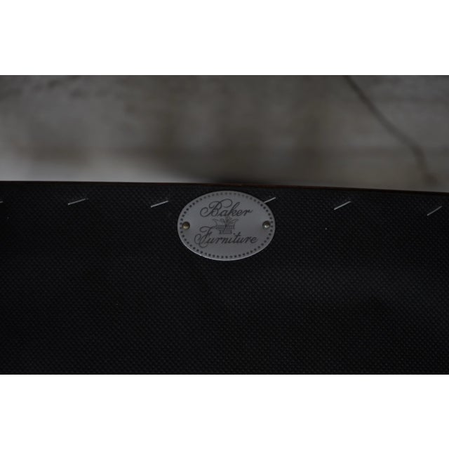 Baker Chippendale Style Carved Mahogany Side Chair For Sale - Image 11 of 12