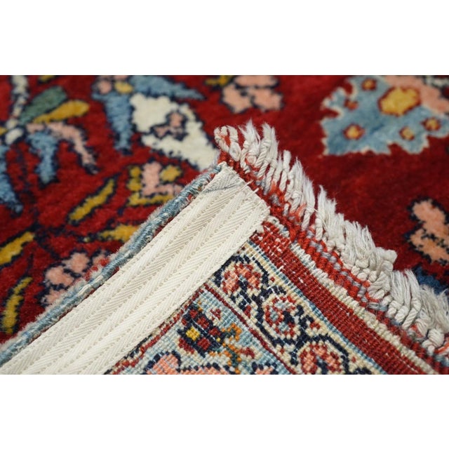 Red Late 18th Century Antique Bidjar Rug 4'9'' x 7'2'' For Sale - Image 8 of 9
