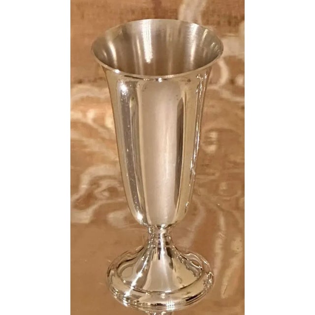 Mid-Century Modern Alvin Sterling Silver Liqueur, Cordials- Set of 6, Mid Century For Sale - Image 3 of 10