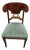 Biedermeier Style Flame Mahogany Dining Chairs -Set of 6 For Sale