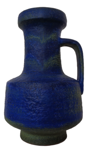Large Majolika Ceramic 7317 Floor Vase by Fridegart Glatzle for Karlsruher Majolika, Germany, 1970s