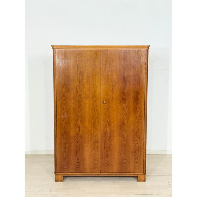 Wardrobe in Oak, 1960s For Sale - Image 6 of 13