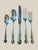 1950s Vintage 1951 Wm Rogers Magnolia Silverplate Flatware 54 Pc Set Original Box For Sale - Image 5 of 6