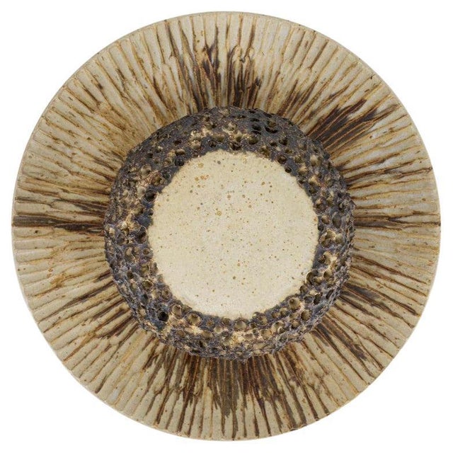 Round Ceramic Wall Light in the style of Axella, Denmark, 1970s For Sale - Image 16 of 16