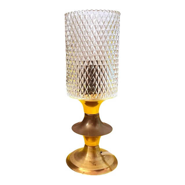 Brass Night Lamp, Kolarz, Germany, 1970s. For Sale