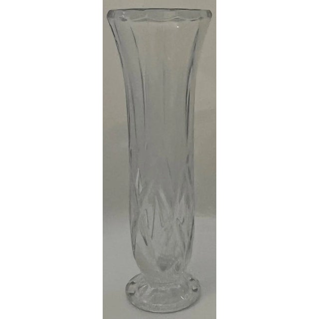 Early 21st Century Gorham Bud Vase Full Lead Crystal For Sale - Image 9 of 11